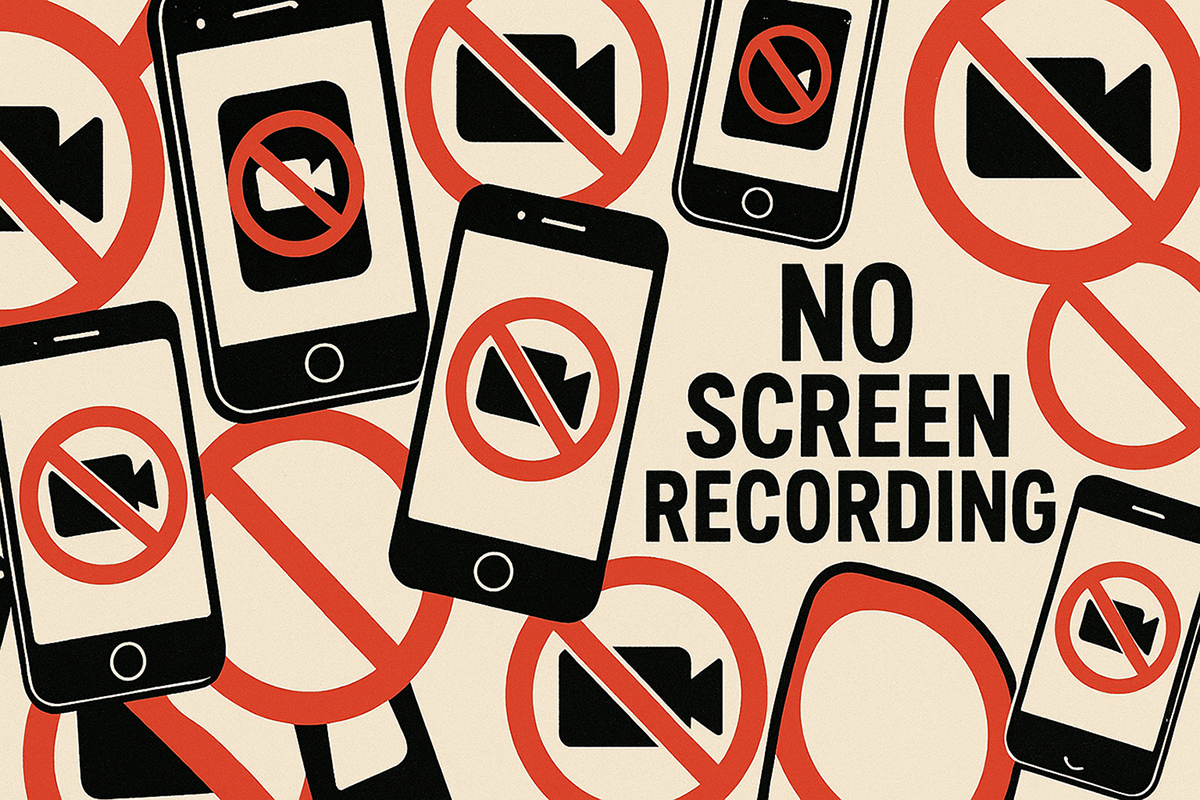 No Screen Recording